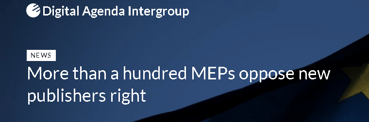 © Reform: Over 100 MEPs Call for Deletion of Article 11